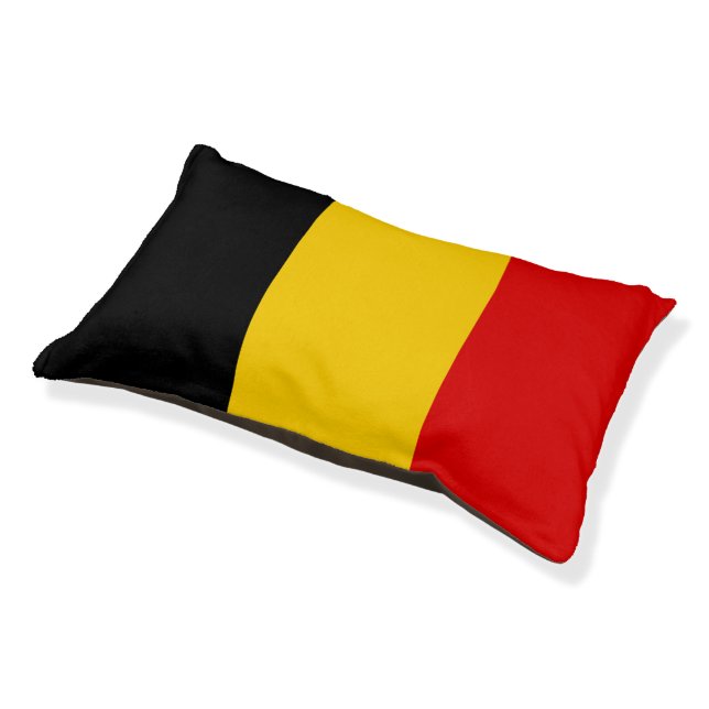 Belgium flag pet bed (Angled)