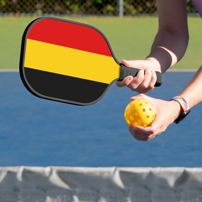 Belgium flag pickleball paddle (Insitu)