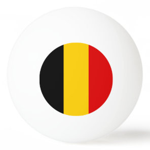 Belgium flag ping pong ball