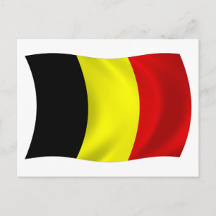 Belgium Flag Postcard