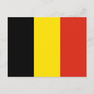 Belgium Flag Postcard