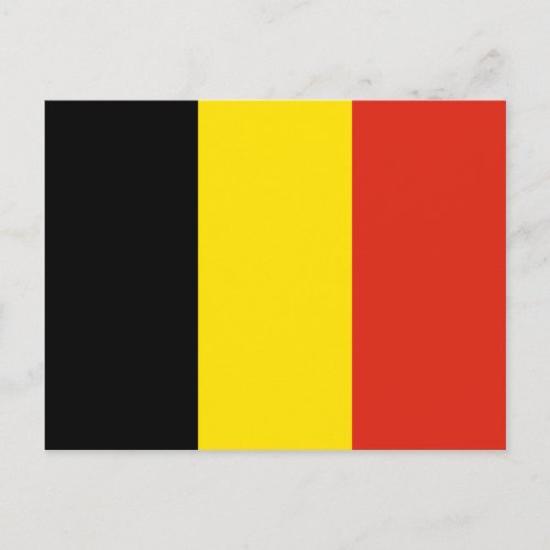 Belgium Flag Postcard