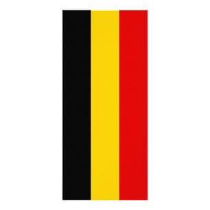 Belgium flag rack card