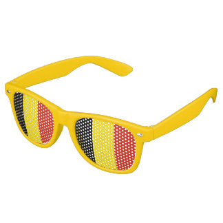 Belgium Flag Retro Sunglasses