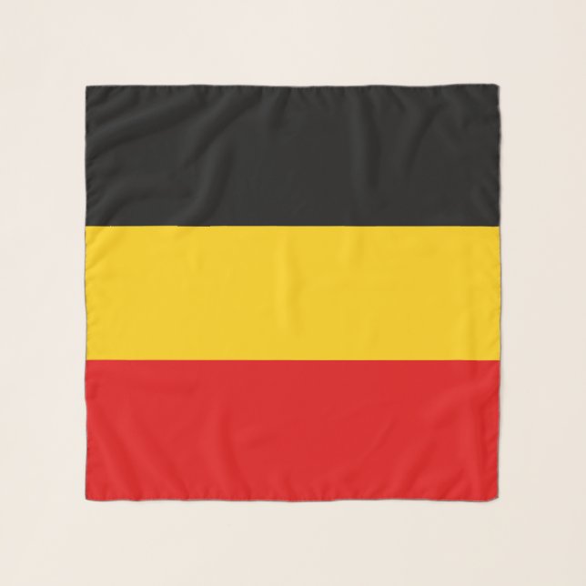 Belgium flag scarf (Front (Horizontal))