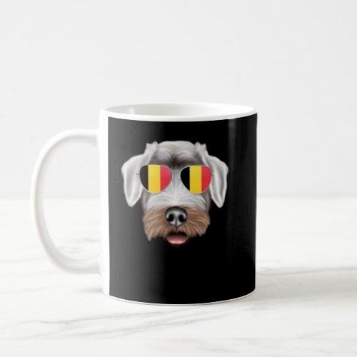Belgium Flag Sealyham Terrier Dog Belgium Pocket  Coffee Mug