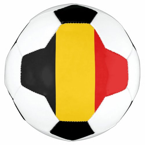 Belgium flag soccer ball