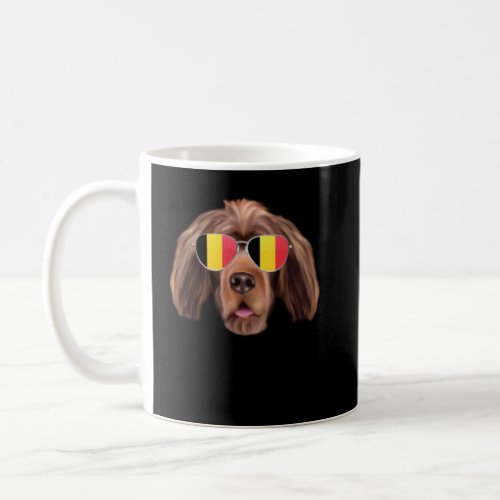 Belgium Flag Sussex Spaniel Dog Belgium Pocket  Coffee Mug