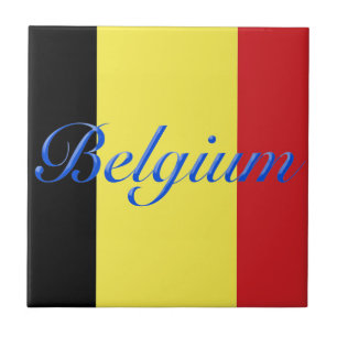 Belgium flag tile