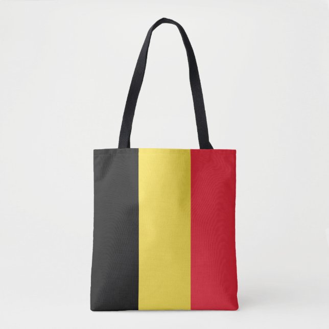 Belgium Flag Tote Bag (Front)
