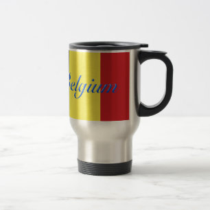 Belgium flag travel mug
