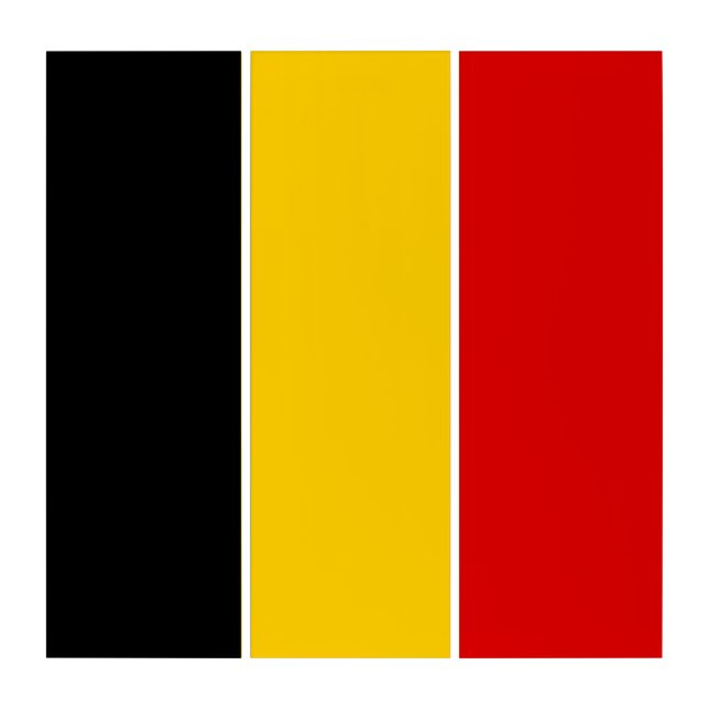 Belgium flag triptych (Front)