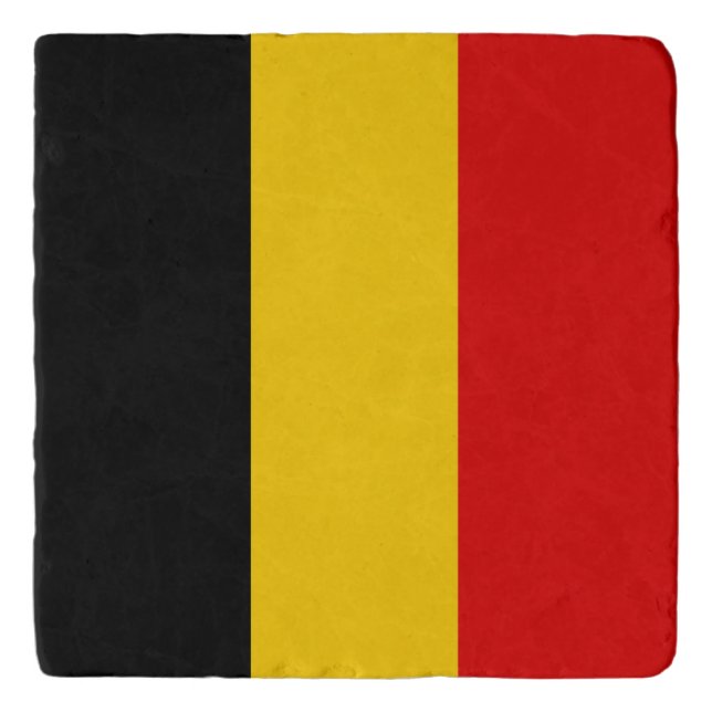 Belgium flag trivet (Front)