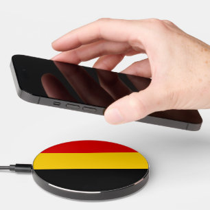 Belgium flag wireless charger 