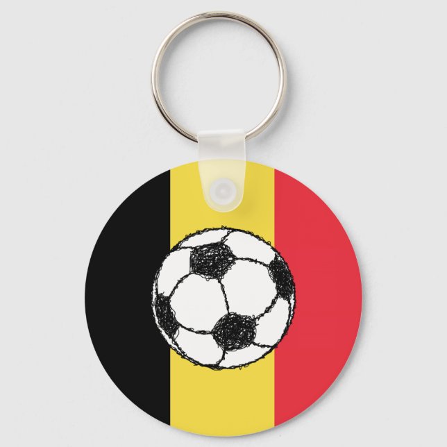 Belgium Football Keychain (Front)