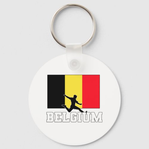 Belgium Football Soccer National Team Keychain