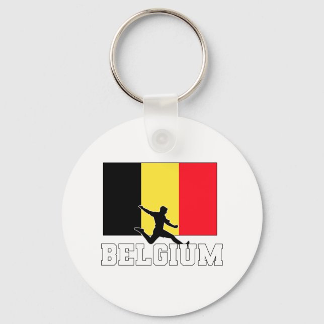 Belgium Football Soccer National Team Keychain (Front)