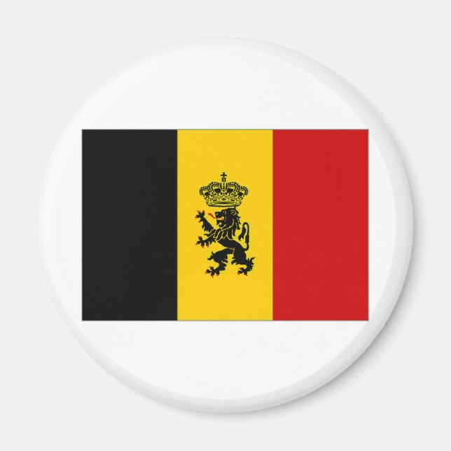 Belgium Government Ensign Flag Magnet (Front)