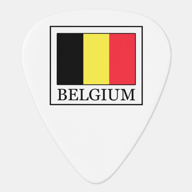 Belgium Guitar Pick (Front)
