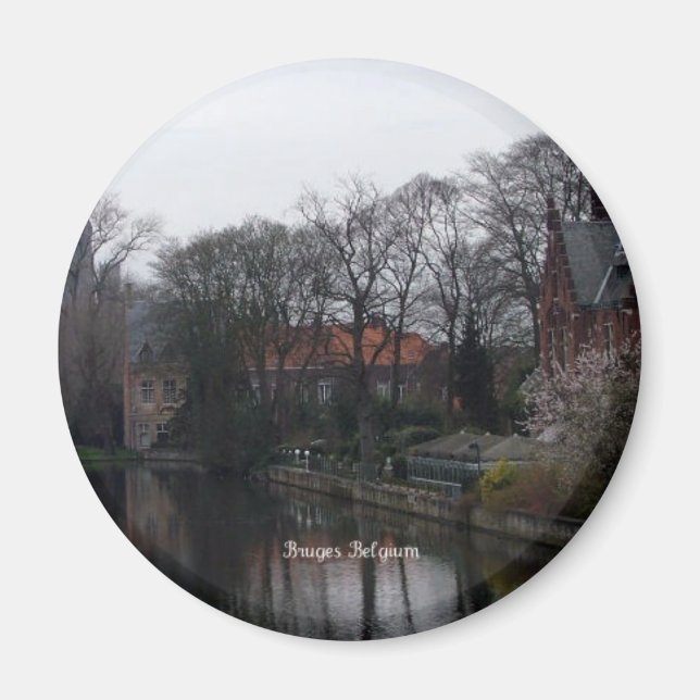 Belgium landscape refrigerator magnet (Front)