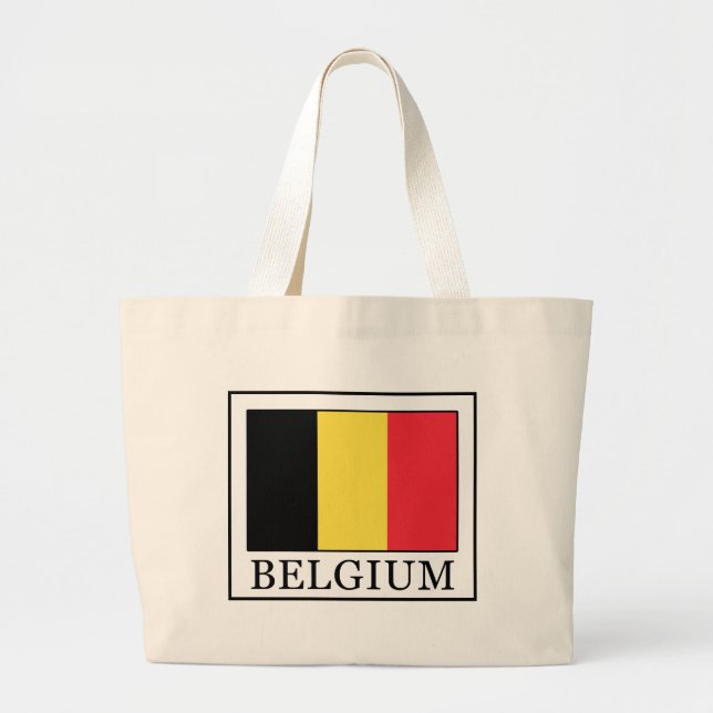 Belgium Large Tote Bag (Front)
