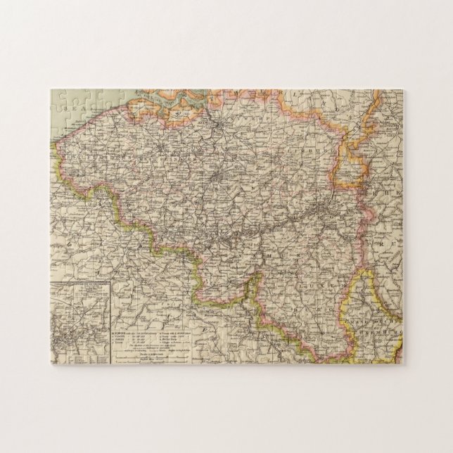 Belgium, Luxemburg Jigsaw Puzzle (Horizontal)
