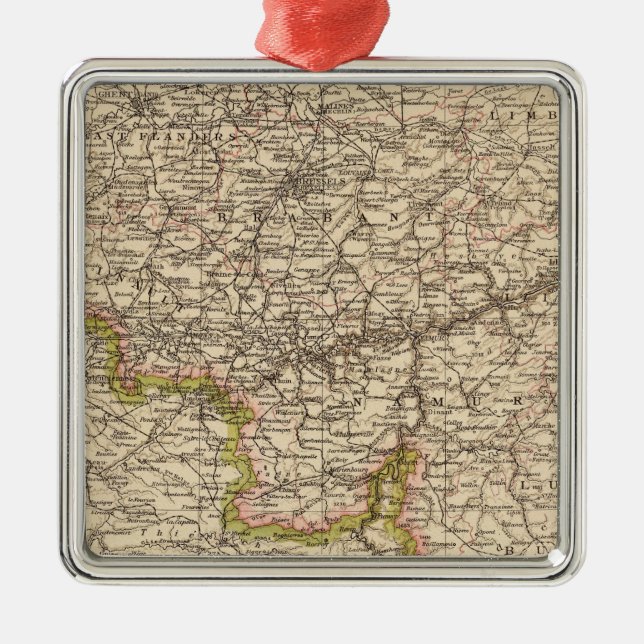 Belgium, Luxemburg Metal Ornament (Front)