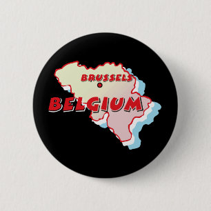 Belgium Map Button