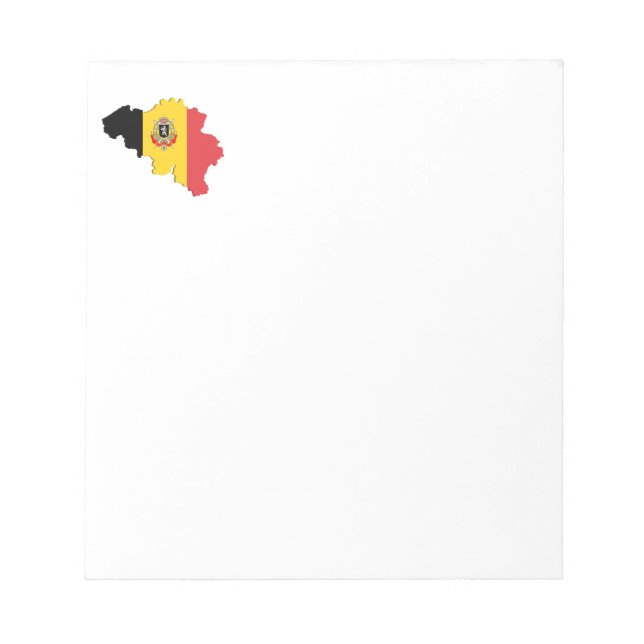 Belgium map notepad (Front)