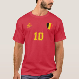 Belgium National Football Team Soccer Retro Jersey T-Shirt