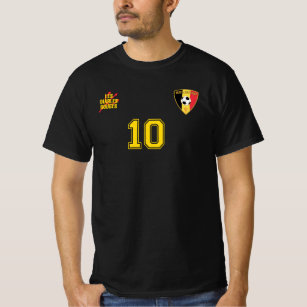 Belgium National Football Team Soccer Retro Jersey T-Shirt