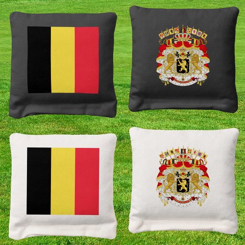 Belgium patriotic bags Belgian Flag Cornhole Bags