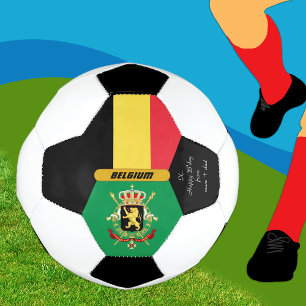 Belgium Personalized, Flag, Photo Soccer Ball