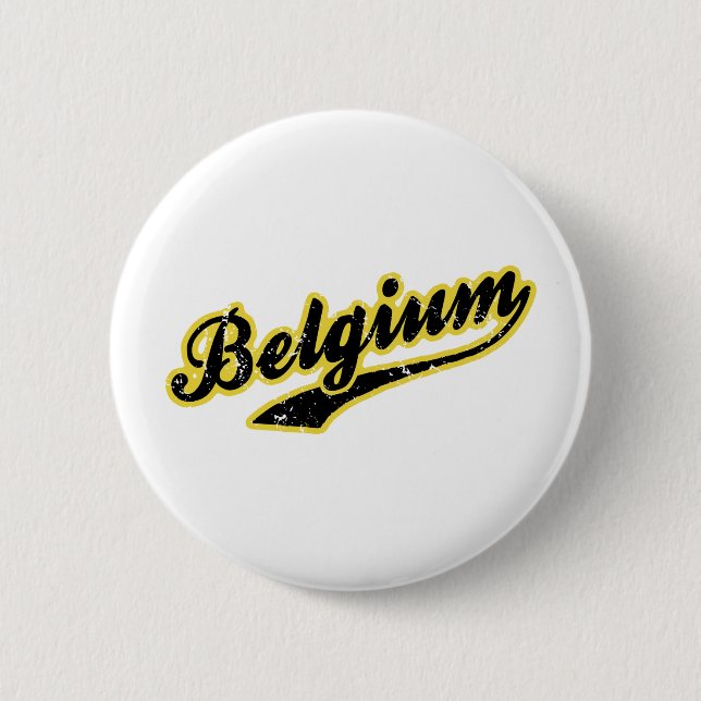 Belgium Pinback Button (Front)