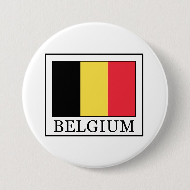 Belgium Pinback Button (Front)