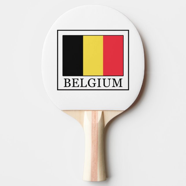 Belgium Ping-Pong Paddle (Front)