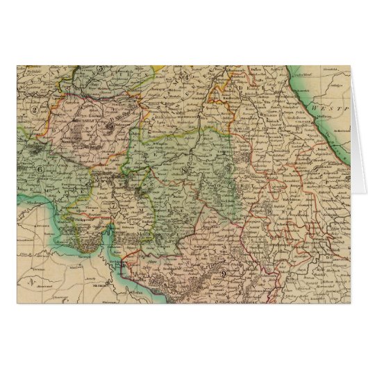 Belgium provinces cards (Front Horizontal)