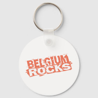 Belgium Rocks Keychain