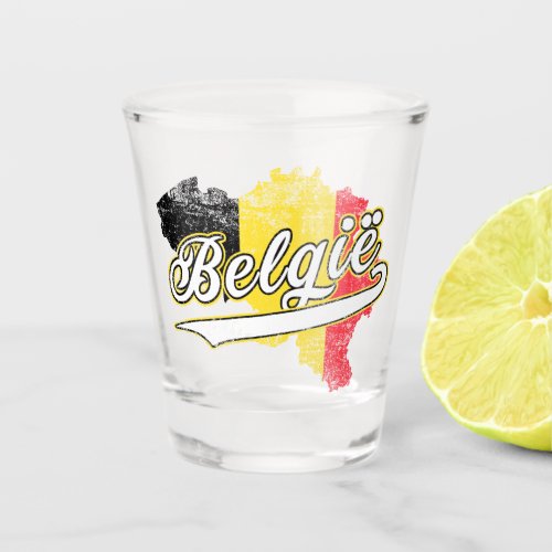 Belgium                                            shot glass