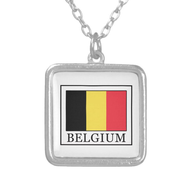Belgium Silver Plated Necklace (Front)