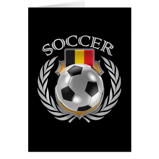 Belgium Soccer 2016 Fan Gear Cards (Front)