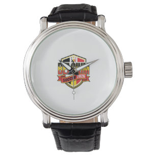 Belgium Soccer 2026 Soccer Bold Country Typography Watch