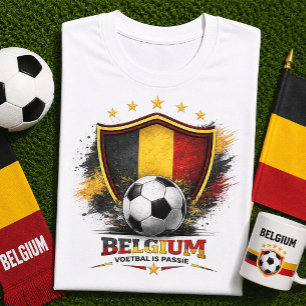 Belgium Soccer Fan Belgian Football World Cup T-Shirt