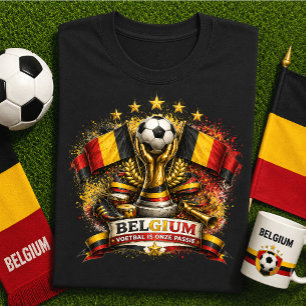 Belgium Soccer Fan Belgian Football World Cup T-Shirt