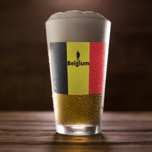 Belgium soccer glass