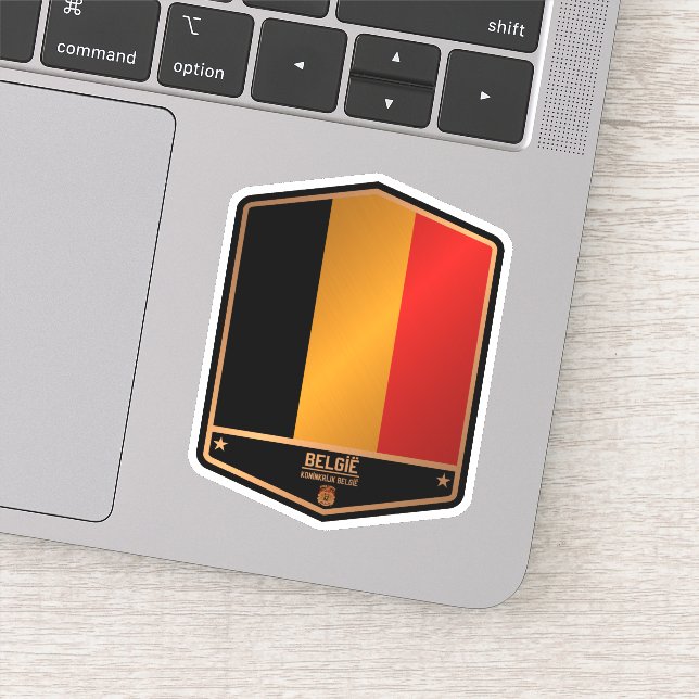 Belgium Sticker (Detail)