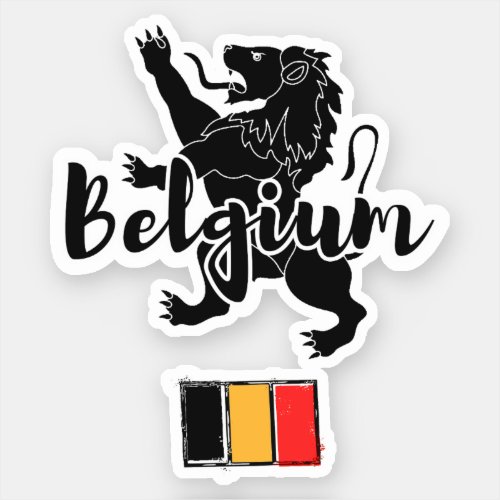 Belgium                                            sticker