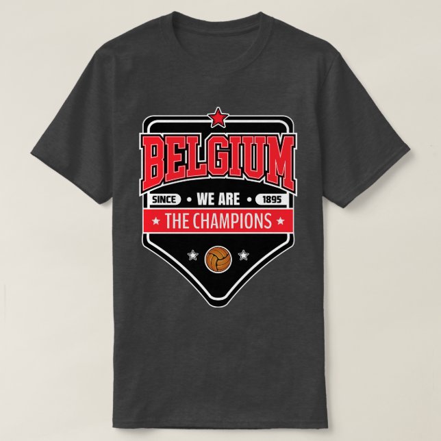 Belgium  SuperBadge T-Shirt (Design Front)