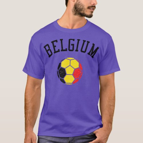 Belgium Team Heritage Flag T_Shirt