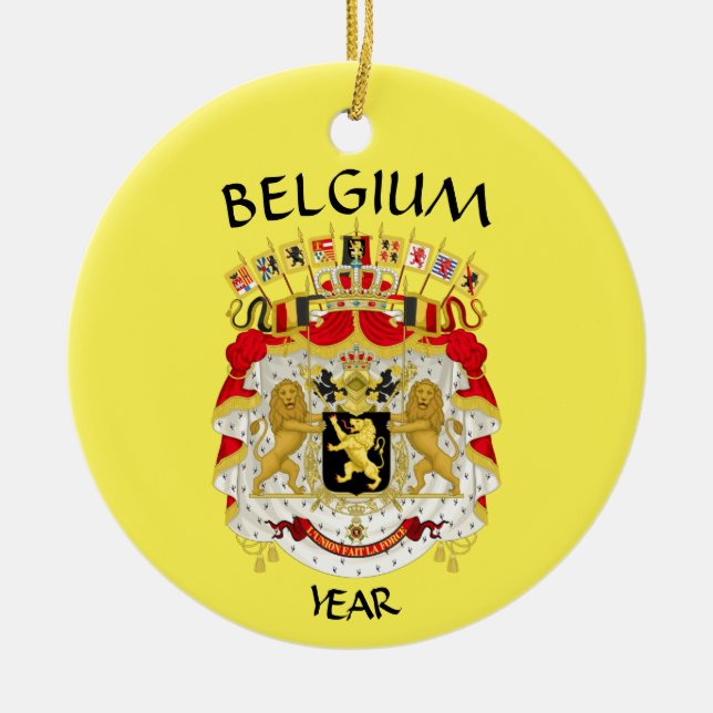 Belgium Trip Christmas Ornament (Front)